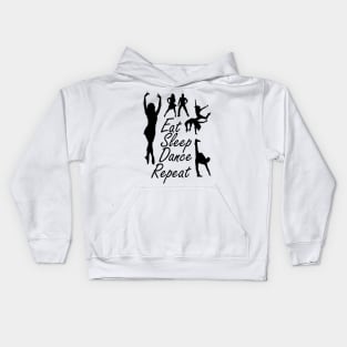 Dancing lover - Eat Sleep Dance Repeat Kids Hoodie